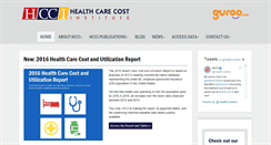 Desktop Screenshot of healthcostinstitute.org
