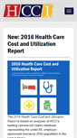 Mobile Screenshot of healthcostinstitute.org